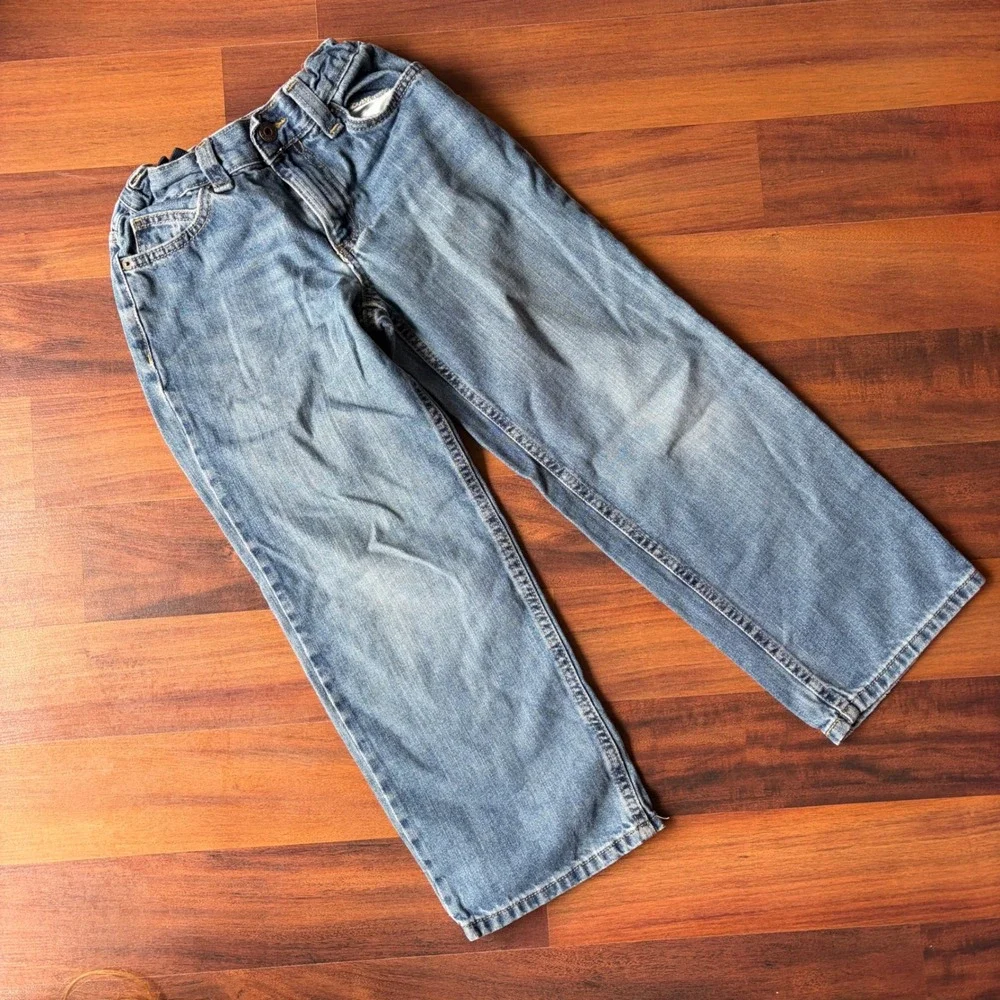 Kids‎ Loose Fit Lennon Jeans Size 8 Denim Adjustable Waist Y2K skater carpenter